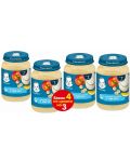 Пюре Nestle Gerber - Плодов десерт с йогурт, 7 м+, 3+1 подарък x 190 g - 1t