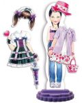 Магнитна кукла Quercetti – Fashion Design, Lisbeth - 3t