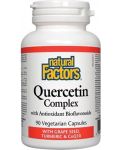 Quercetin Complex, 90 капсули, Natural Factors - 1t