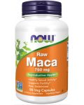 Raw Maca, 750 mg, 90 капсули, Now - 1t