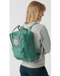 Раница Fjallraven - Kanken Ochre-Chess Pattern, 16l, жълта - 8t