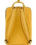 Раница Fjallraven - Kanken Laptop 15'', 18l, жълта - 3t