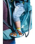 Раница за носене на дете Deuter - Kid Comfort Active SL, синя, 12 l, 2.65 kg - 7t