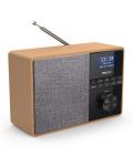 Радио Philips - TAR5505/10, кафяво - 2t