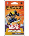 Разширение за настолна игра Marvel Champions - Wolverine Hero Pack - 1t