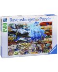 Пъзел Ravensburger от 1500 части - Живота под водата - 1t