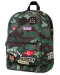 Ученическа раница Cool Pack Cross - Camo Green Badges - 1t