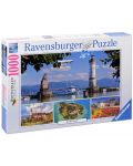 Пъзел Ravensburger от 1000 части - Боденското езеро - 1t