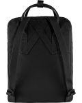 Раница Fjallraven - Kanken Black, 16l, черна - 3t