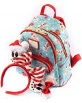 Раница Loungefly Disney: Mickey Mouse - Snowman Mickey & Minnie - 5t