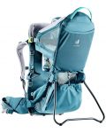 Раница за носене на дете Deuter - Kid Comfort Active SL, синя, 12 l, 2.65 kg - 1t