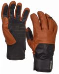 Ръкавици Ortovox - Swisswool leather, размер S, кафяви - 1t