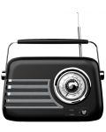 Радио Diva - Retro Box BT 8500, черно/сребристо - 1t