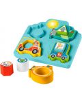 Рамков пъзел Fisher Price - Shapes & Sounds Vehicle - 1t