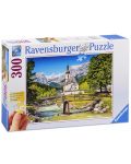 Пъзел Ravensburger от 300 части - Рамсау Бавария - 1t