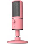 Микрофон Razer Seirēn X - Quartz, розов - 1t