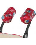 Универсални ръкавици за количка с вълна ДоРечи - Червени с рисунки - 3t