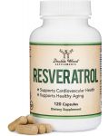 Resveratrol, 120 капсули, Double Wood - 4t