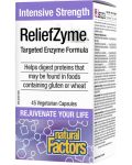 ReliefZyme, 295 mg, 45 капсули, Natural Factors - 1t