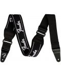 Ремък за китара Fender - Swell Neoprene Strap, черен/бял - 1t