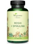 Reishi + Spirulina Bio, 120 таблетки, Vegavero - 1t