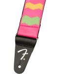Ремък за китара Fender - MonoNeon Woven Strap,  Neon Pink - 2t
