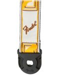 Ремък за китара Fender - Quick Grip Strap W/YL/BR, жълт - 2t