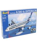Сглобяем модел на самолет Revell - Airbus A380 & Interior (04259) - 1t