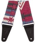 Ремък за китара Fender - Zion Strap, Red Aztec - 2t