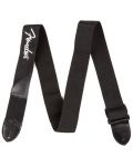 Ремък за китара Fender - Logo Strap, черен/бял - 1t