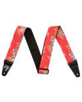 Ремък за китара Fender - Hawaiian Strap, Red Floral - 1t