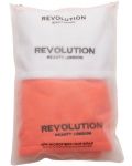 Revolution Haircare Микрофибърни кърпи за глава, корал и бяла, 2 броя - 1t