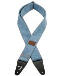 Ремък за китара Fender - Wrangler Riveted Denim Strap, Light Ind - 1t