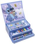 Рисувателен комплект Cerda Stitch - В куфарче на три нива - 1t