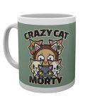 Чаша Rick and Morty - Crazy Cat Morty - 1t
