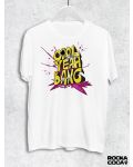 Тениска RockaCoca Bang, бяла, размер L - 1t