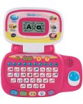 Интерактивна играчка Vtech - Лаптоп, розов - 1t