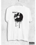 Тениска RockaCoca Vinyl, бяла, размер XL - 1t