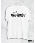 Тениска RockaCoca Snow Monster, бяла, размер L - 1t