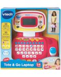 Интерактивна играчка Vtech - Лаптоп, розов - 4t
