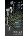 Слушалки с микрофон Cellularline - Rocket, черни - 3t