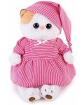 Плюшена играчка Budi Basa - Коте Ли-Ли, с розова пижама, 24 cm - 1t