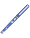 Ролер Deli - EQ416-BL, 0.5 mm, пишещ в синьо - 1t