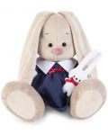Плюшена играчка Budi Basa - Зайка Ми, с тъмносиня рокля и зайче, 18 cm - 1t