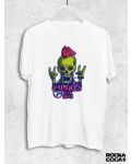 Тениска RockaCoca Punk's not dead, бяла, размер M - 1t