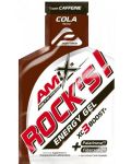 Rock's Energy Gel with Caffeine Box, кока-кола, 20 шота x 32 g, Amix - 2t