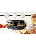 Сандвич-тостер MasterChef - MC ES SDA016, 1000W, 1 степен, сребрист/черен - 8t