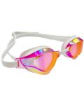 Състезателни очила за плуване HERO - Viper, бели/розови - 1t
