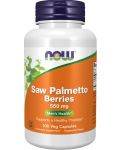 Saw Palmetto Berries, 100 капсули, Now - 1t