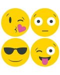 Самозалепващи листчета Post-it - Emojis, 4 дизайна на емотикони, 60 листа - 2t